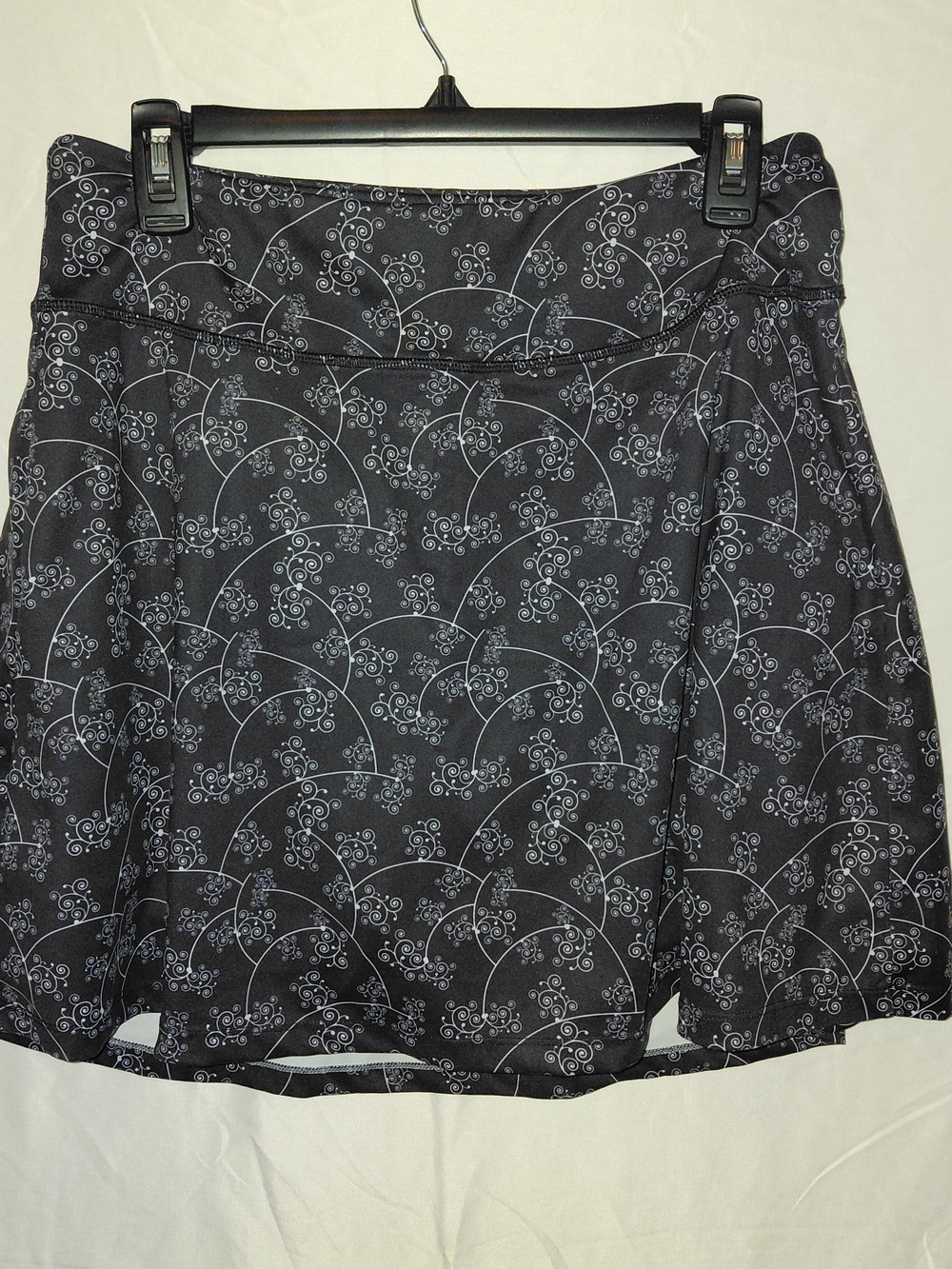 Women’s Black Patterned Skort #2171